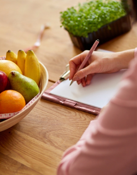 Healthy meal — nutritional consultation